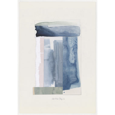 Water Color Collage 6 Large - Bodega Nantucket