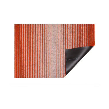 Domino Stripe Apricot Shag - Bodega Nantucket