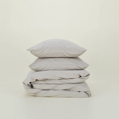 Percale Duvet Set - Grey - Bodega Nantucket