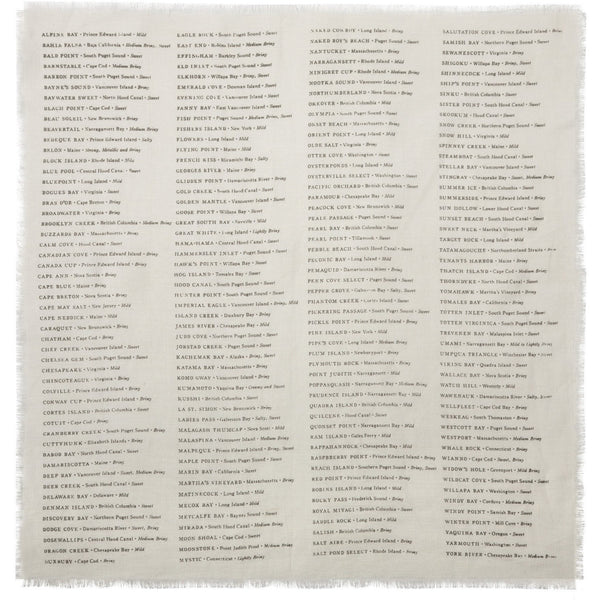 Oyster Napkin - Bodega Nantucket