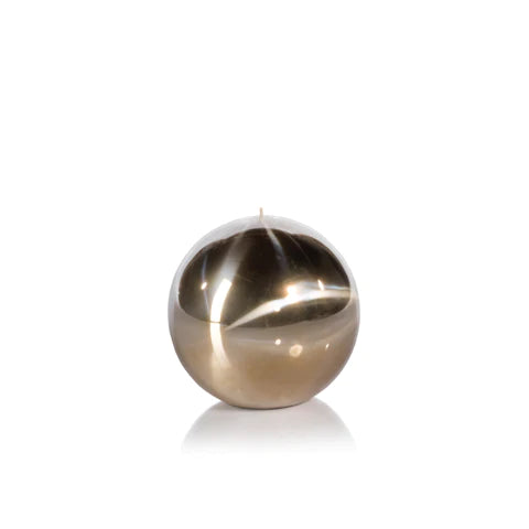 Titanium Ball Candle Gold - Bodega Nantucket