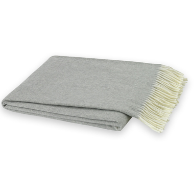 Herringbone Throw, Light Gray - Bodega Nantucket