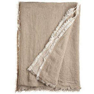 Vice Versa Throw, Taupe - Bodega Nantucket