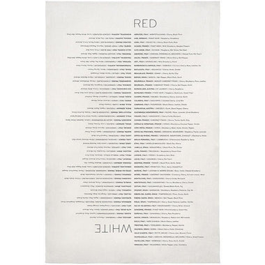 Wine List Tea Towel - Bodega Nantucket