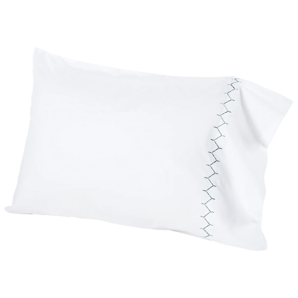 Stitched Grey Sheet Sheet - Bodega Nantucket