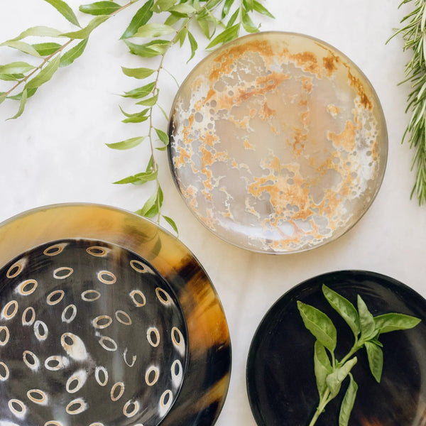 Splatter Horn Plate - Bodega Nantucket