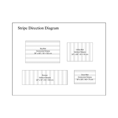 Domino Stripe Apricot Shag - Bodega Nantucket