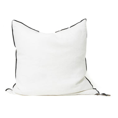 Blackline Pillow White - Bodega Nantucket