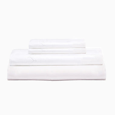 Stitched White Sheet Sheet - Bodega Nantucket